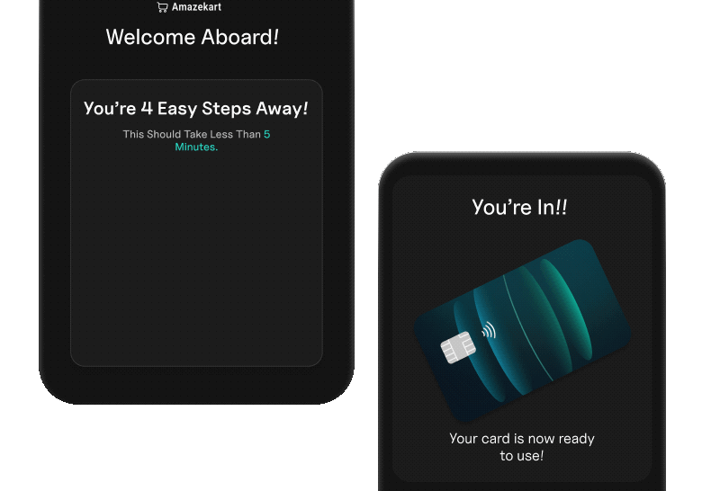 Embedded Customer Journeys interface